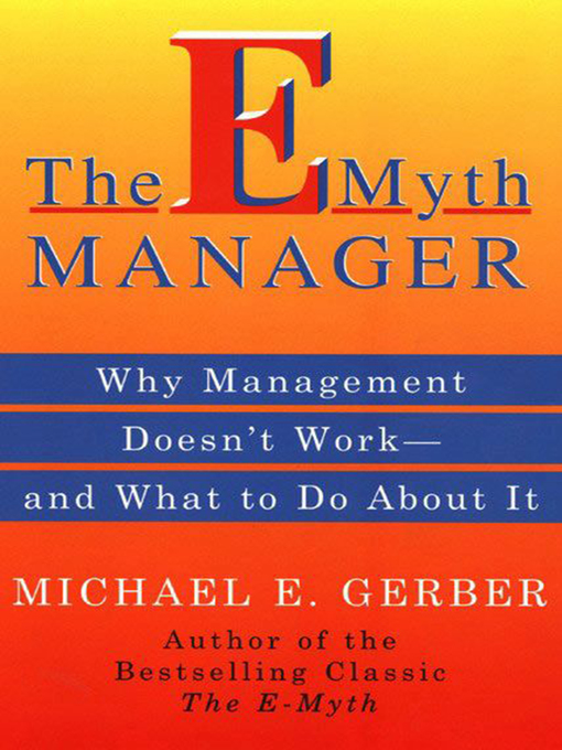 Title details for The E-Myth Manager by Michael E. Gerber - Wait list